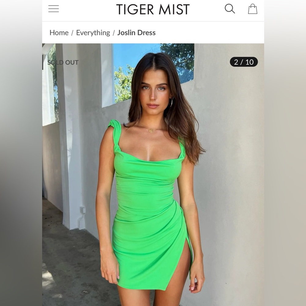 TIGER MIST JOSLIN DRESS - AS SEEN ON LOVE ISLAND AUSTRAILIA